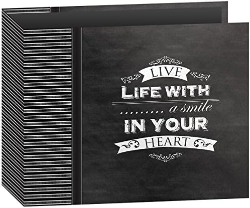 Pioneer 3-Ring Chalkboard Album 12"X12" - Smile by PioneerPhotoAlbums