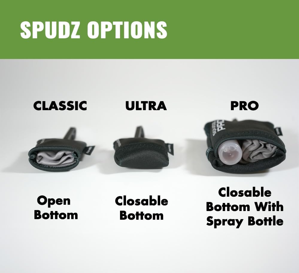 SPUDZ Classic Microfiber Lens Cleaner – Clip-On Pouch, Washable – for Binoculars, Scopes, Glasses, Screens | Classic | Red, 10 x 10 Inch - Image 5