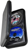 CD Case, 72 Capacity Heavy Duty Wallet, DVD Holder for Car, Hard Shell Sturdy case, VCD Disk Holder, Disc Binder, Booklet, Protective Blu-ray Wallet (72 Capacity,Black) by XiongYe