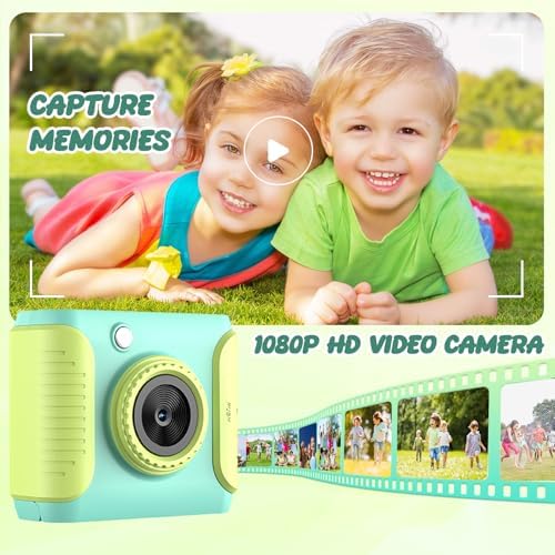 Kids Instant Print Camera,Christmas Birthday Gifts for Girls and Boys,1080P HD Video Digital Kids Camera with Print Paper&32G Card,Toddler Toy for 3-14 Years Old (Green) - Image 5