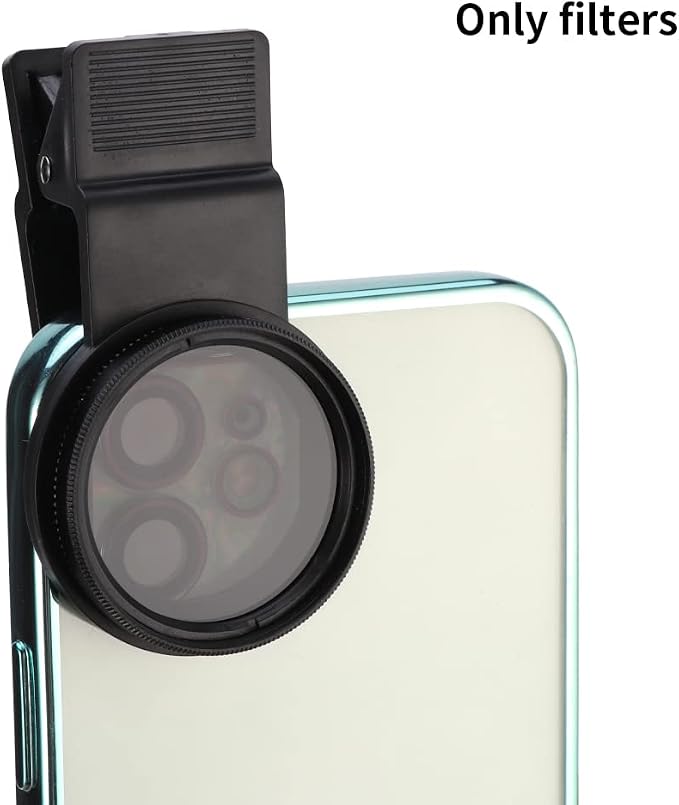 37mm CPL Polarized Phone Camera Lens, Universal Clip On CPL Phone Filter Lens, Anti-Glare Camera Lens HD Optical Glass Polarized Lens for iPhone Samsung Most Phones - Image 2