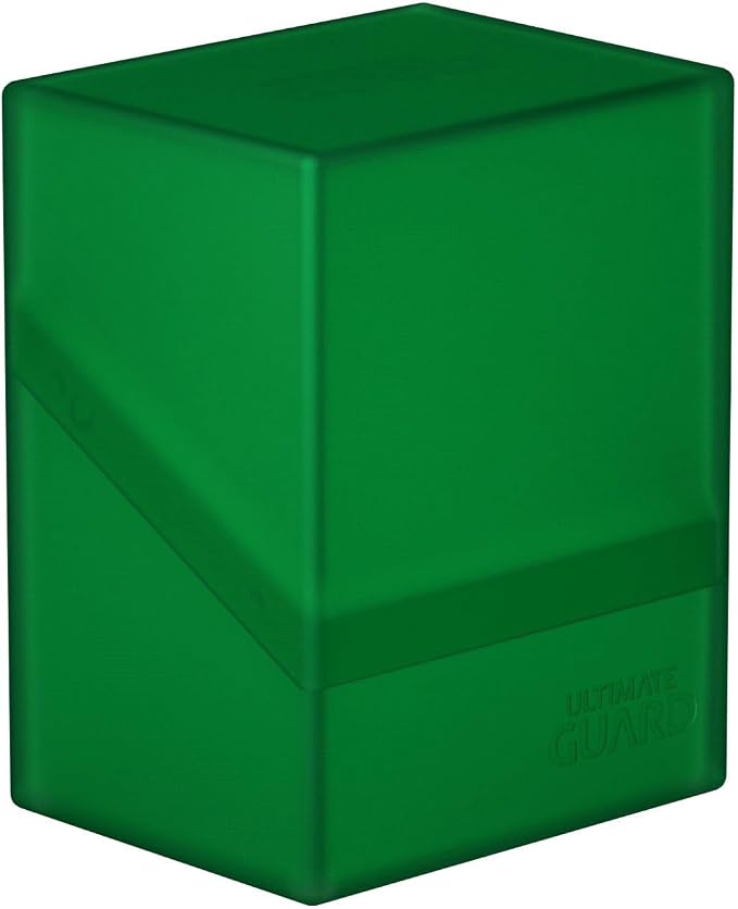 Ultimate Guard Boulder 80+ Classic, Deck Case for 80 Double-Sleeved TCG Cards, Emerald, Secure & Durable Storage for Trading Card Games, Soft-Touch Finish by UltimateGuard