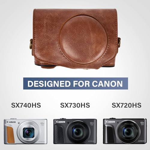 kinokoo Case for Canon PowerShot SX720 HS/SX730 HS/SX740 HS with Strap - Image 2