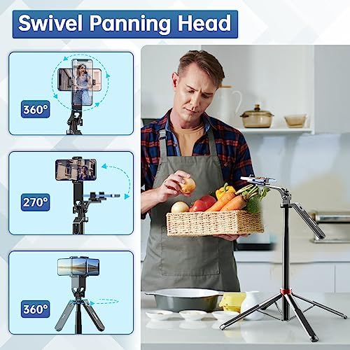 ULANZI MA09 Phone Tripod, 71" Selfie Stick for Luna Gopro Pocket4 Action - Image 4