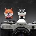 ZOSTLAND Adorable SLR Camera Hot Shoe Boot Cover Cap,Lovely Akita and Husky Shoe Protector,Compatible with Sony Fuji Canon Nikon Pentax Leical.(2pcs Dog) by ZOSTLAND