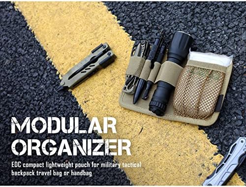 LIVANS Tactical Bag Insert Panel Organizer, Hook and Loop Modular Organizer - Image 2