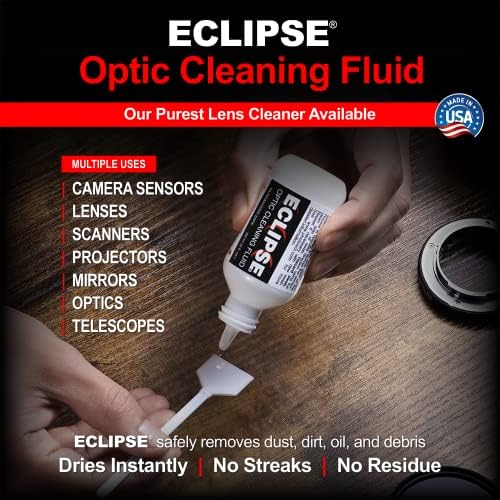 Photographic Solutions Digital Survival Kit - Type-4 (33mm) Sensor Swabs, PEC-PAD Photo Wipes, E-Wipe Packet, Eclipse Optic Cleaning Fluid - Camera Cleaning Kit with Travel Bag - Image 5