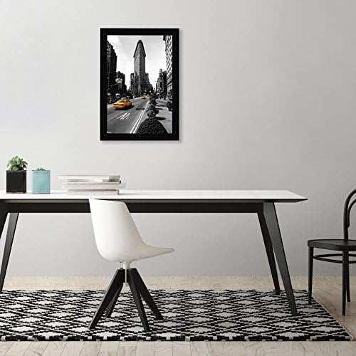 Americanflat 11x17 Picture Frame with Shatter-Resistant Glass - Signature Collection - Gallery-Style Frames Made of Engineered Wood - Photo Frame for Wall Display - Black - Image 4