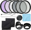 Andoer Professional Camera CPL FLD Lens Filters Kit and Altura Photo Neutral Density Filter Set Photography Accessories 58mm by Andoer