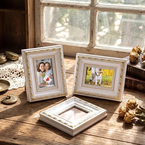 12 Pcs 2 x 3 Inch Small White Picture Frames Bulk Vintage - Image 3
