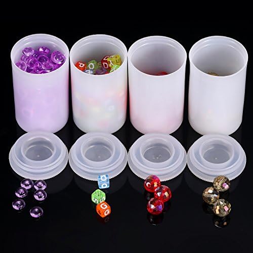 JOVITEC 30 Pieces Plastic Film Canister Holder Containers, White - Image 5
