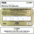 Pioneer Photo Albums Bund Top Loading Page Protectors with White Inserts, 12 by 12-Inch, 5-Pack by PioneerPhotoAlbums