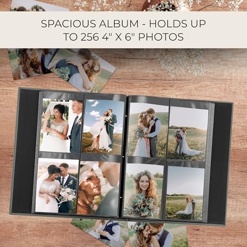 Beautiful Linen Photo Album For 4x6 Photos - Holds Up To 256 Pictures - Image 3