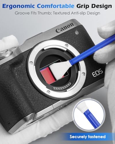 Zacro Camera Cleaning Kit 16mm APS-C Frame Sensor Cleaning Swab*8 + 20ml Sensor Cleaner for DSLR SLR Digital Camera CMOS Sensor Cleaning, Compatible with Nikon Sony Canon - Image 4