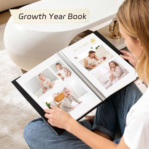 RECUTMS Self Adhesive Photo Album, 60 Pages Magnetic Scrapbook Album - Image 5