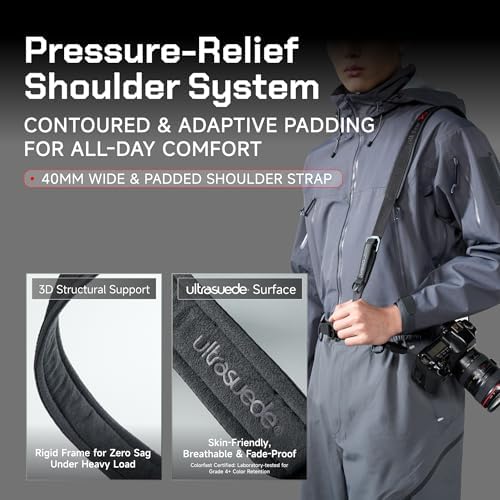 VSGO Black Snipe Pro Camera Shoulder Strap - Image 5