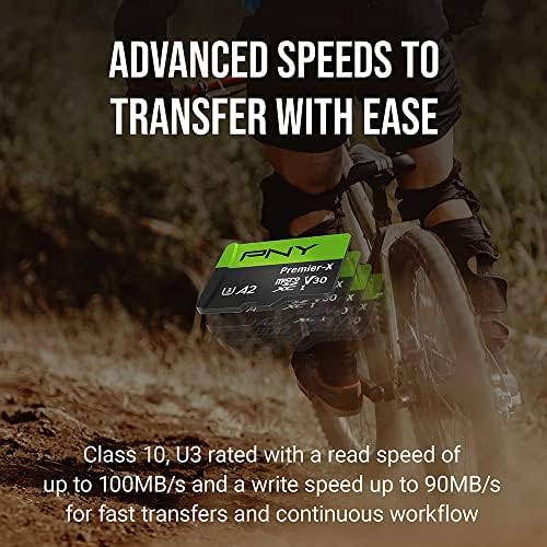 PNY 512GB Premier-X C10 U3 V30 A1 microSDXC Flash Memory Card, UHS-I - Image 3