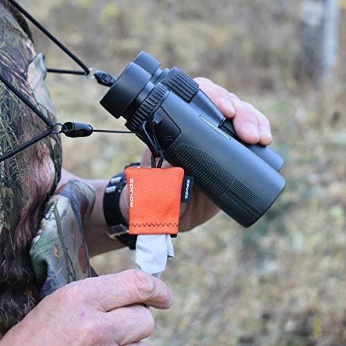 SPUDZ Ultra Microfiber Lens Cleaner with Closeable Bottom – Clip-On Pouch, Washable – for Binoculars, Scopes, Glasses, Screens | Ultra Vanish Tan, 6 x 6 Inch (2-Pack) - Image 6