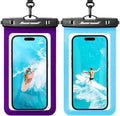 Hiearcool Waterproof Phone Pouch, Waterproof Phone Case, Blue&Purple 2-Pack by Hiearcool