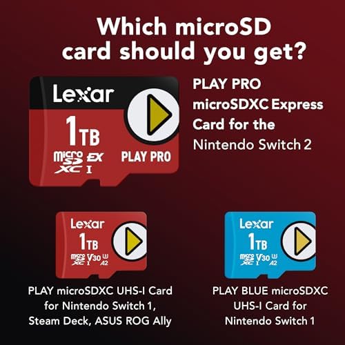 Lexar 512GB Play PRO Micro SD Express Card, 900MB/s Read, 4K, V30, UHS-I - Image 2
