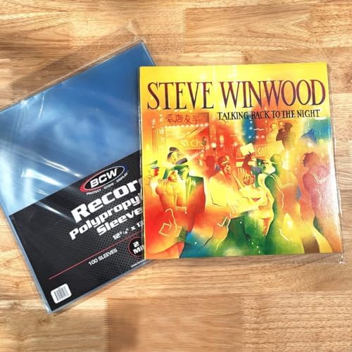 BCW 33 RPM Record Sleeves | Polypropylene Vinyl Record Outer Sleeves | 2 mil Thickness | Vinyl Record Album Protectors | (200 Pack) - Image 2