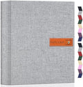 Popotop 4x6 Photo Album 1000 Pictures, Linen Hardcover, Reinforced Spine by Popotop