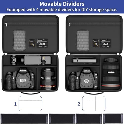 Tamfile Camera Bag for Canon/Sony/Nikon/Mirrorless/DSLR, Black - Image 5