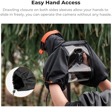 K&F CONCEPT Camera Rain Cover, Waterproof Camera Cover for Nikon Canon Sony - Image 6