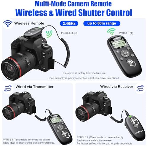 for Panasonic Camera Wireless Rechargeable Timer Shutter Release Remote - Image 3
