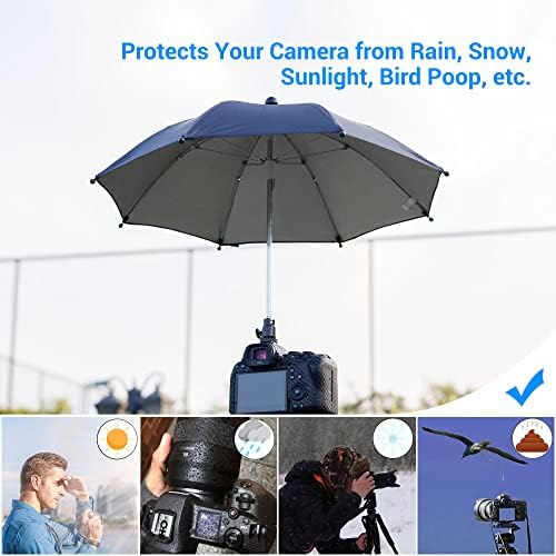 DSLR Mirrorless Camera Hot Shoe Umbrella Sunshade Rain Cover Protector - Image 4
