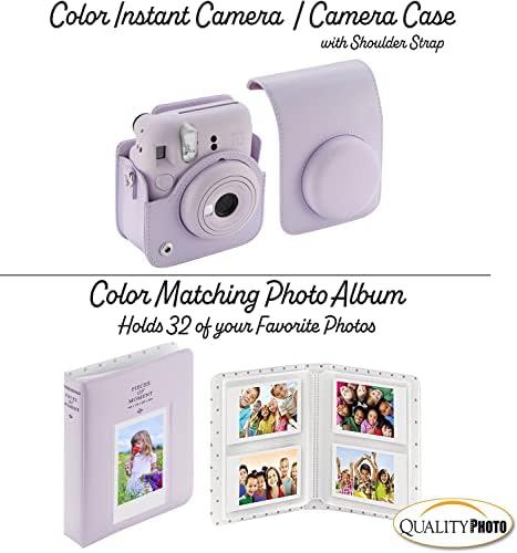 Fujifilm Instax Mini 12 Instant Camera + 60 Photo Prints + Accessories, Lilac Purple - Image 4