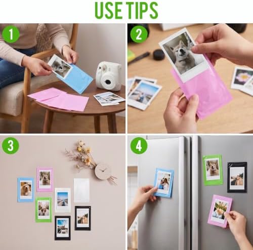 50 Pack 2x3 Magnetic Picture Frames for Refrigerator with Transparent Cover - Image 7