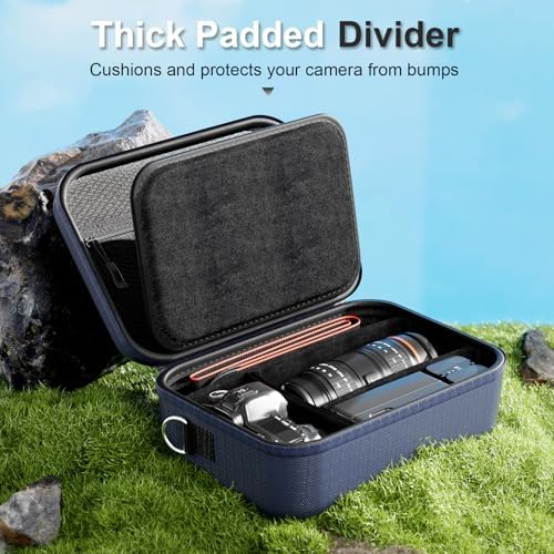 ProCase Hard Shell Camera Case for Canon Rebel T7 -Navy - Image 4