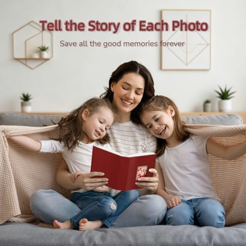 popotop Photo Album 4x6-100 Photos Photo Books with 100 Vertical Pockets,Linen Cover Albums for Family Wedding Anniversary Baby Vacation Pictures - Image 6
