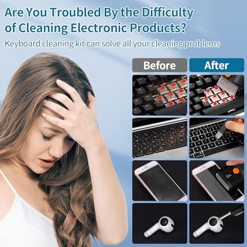 Keyboard Cleaner for Laptop, MacBook, Tablet, Multi-Function Cleaning Kit - Image 3