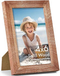 Vittanly 4x6 Picture Frame Made of Solid Wood for Wall Mount & Tabletop by Vittanly