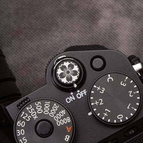 Camera Metal Hot Shoe Cover Shutter Buttons Protector for Fuji X100VI X100V X-T4 X-T3 XPRO3 XPRO2 for Nikon ZF Z5 Z6 Z6II (Black-Shutter Decorative Button) - Image 6