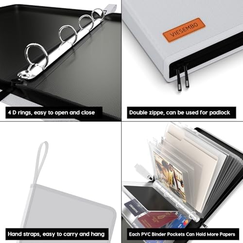 Important Document Organizer Binder, Fireproof Certificate Protector - Image 6