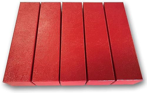 Guardhouse 9" Single Row Storage Box for 2" Paper and Plastic Coin Holders 5 Pack Red - Image 2