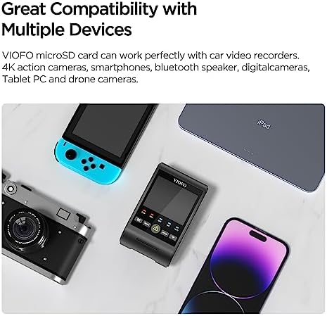 VIOFO 64GB Industrial Grade High Endurance microSDXC Card for Dash Cam - Image 6