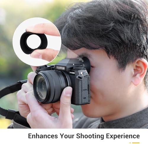 JJC Eyecup Eyepiece Viewfinder for Fuji X-S20 X-S10 X-T200 XS20 XS10 XT200 - Image 6