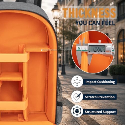 Camera Backpack for Photographers, Professional DSLR Camera Bag - Image 6