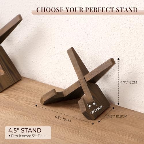 ANBOXIT Plate Stand for Display - 3 Pack 4.5 Inch Plate Holder Easel - Image 4
