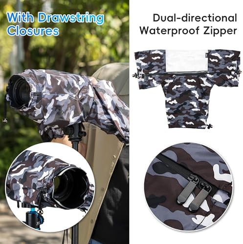 Waterproof Camera Rain Cover for Nikon Canon Sony DSLR/Mirrorless Cameras - Image 4