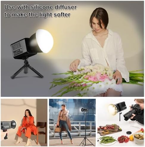 PULUZ Portable Video Light, COB Fill Light with 2500-6500K Adjustable Color Temperature, 8 Creative Lighting Effects, Perfect for Photography Studio, Outdoor Shooting and Live Streaming - Image 5