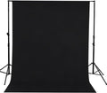 Kate 8ft×10ft Black Photography Backdrop for Studio Portraits and Video | Solid Black Cloth For Portraits, Product Photos, Videos, Streaming, Interviews, Parties And Studio Shoots by KateBackdropforPhotography