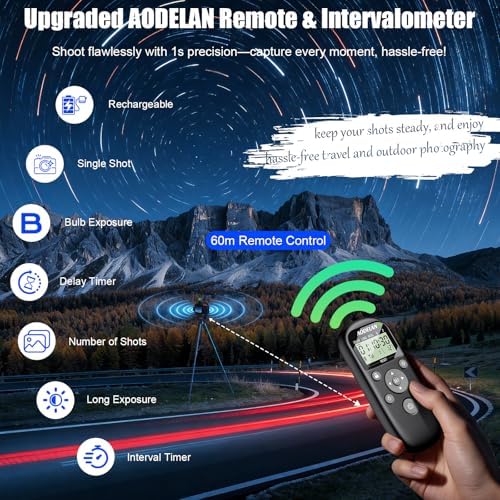 for Nikon Camera Wireless Rechargeable Timer Shutter Release Remote Control - Image 2