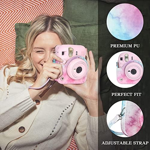 Kit for Fujifilm Instax Mini 12 Instant Camera, Blue Pink Pastel - Image 3