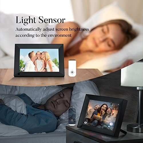 Digital Photo Frame 10.1 Inch WiFi Digital Picture Frame with 1280 * 800 IPS Full HD Touchscreen, Humblestead 32GB WiFi Smart Frame Share Photos and Videos Instantly from Anywhere via AiMOR App - Image 3