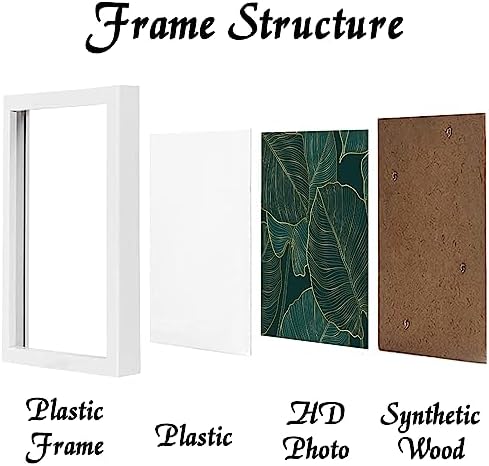 White 12x12 Picture Frame Set of 3, Lightweight Sturdy Gallery Wall Decor - Image 2